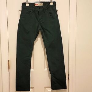 Levi's Boys Corduroy Jeans, 511 Slim, Size 10 Reg, Forest Green